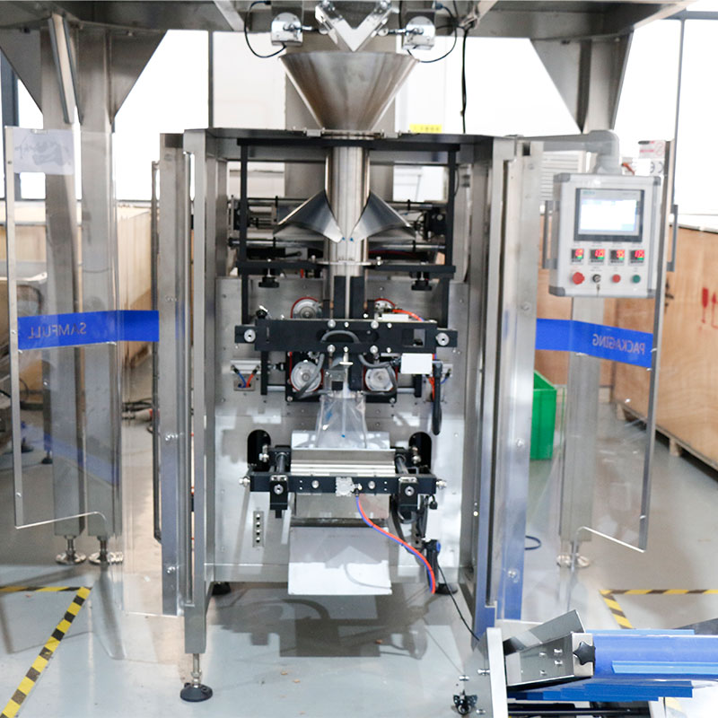 Fully Automatic Popcorn Crisp Banana Chip Packing Machine Beans Rice Nuts Granule Popcorn Weighing Packing Machine