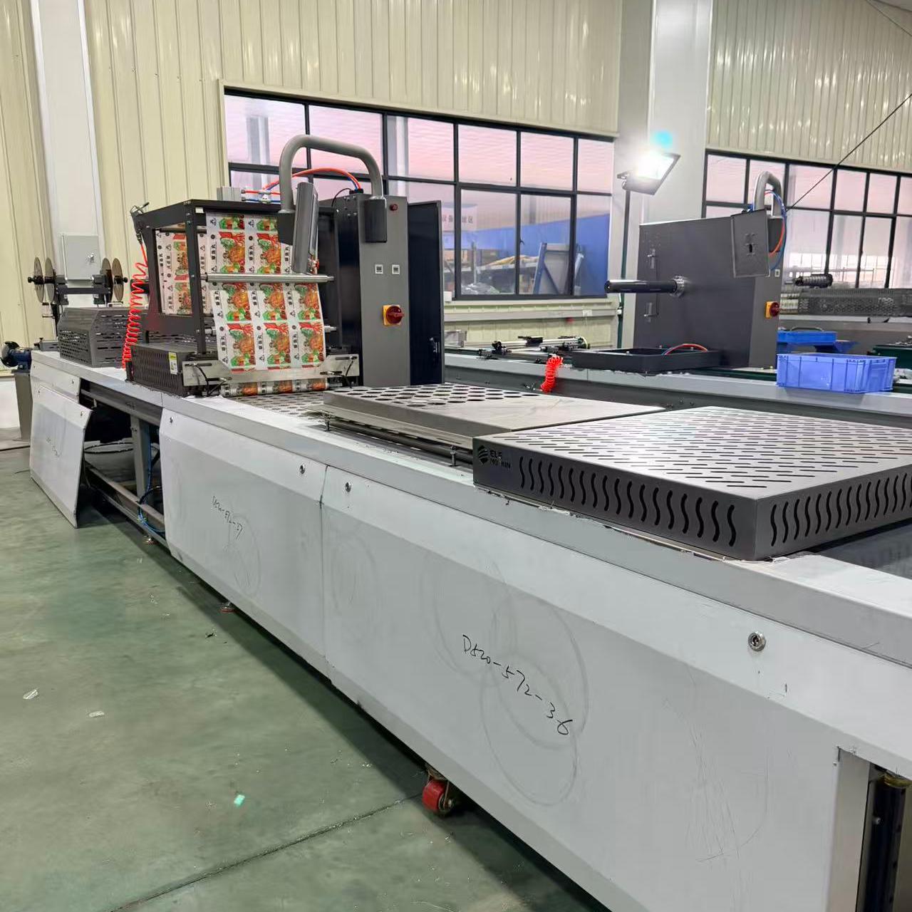 Elemotion Commercial Thermoforming Vacuum Sealer Machine Food Packaging Machine Heat Sealing Bars for Meat Fish Vegetables