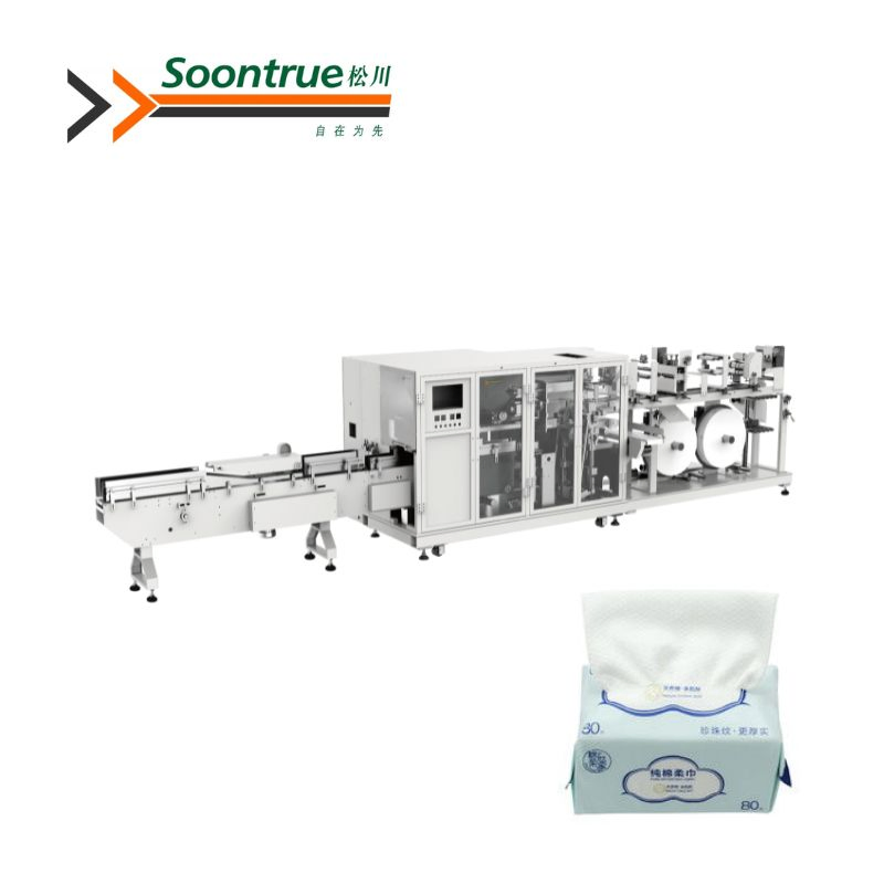 Automatic Soft Cotton Tissue Towel Bagging Packaging Machine Sanitary Napkins/Pads Packing Machine with High Resolution Servo