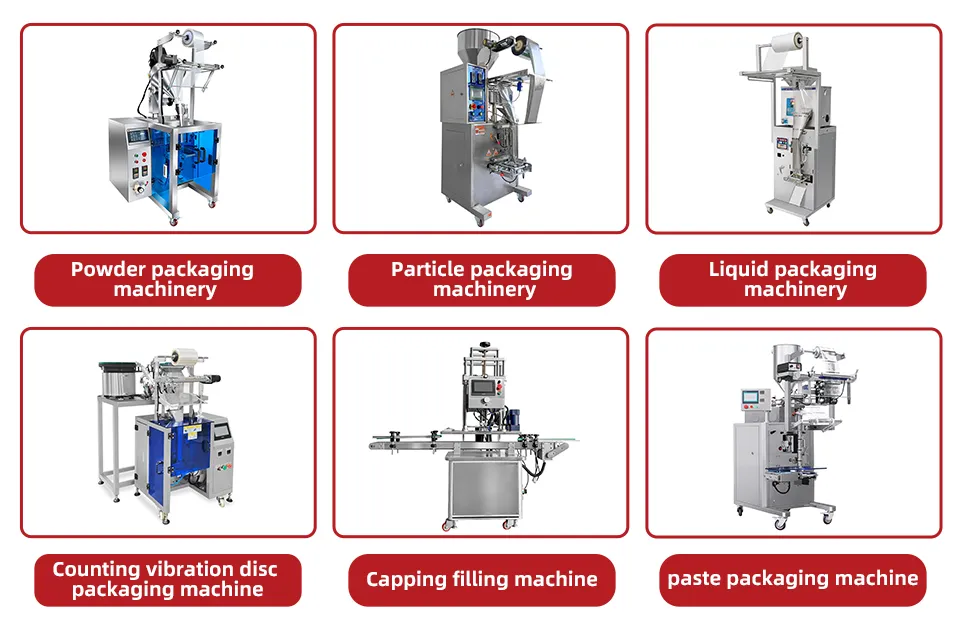 Powder Packing Technical Specifications Map