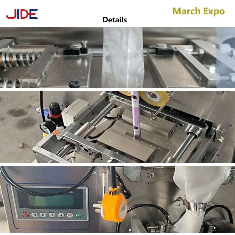 High Productivity Automatic Vertical Sachet Pouch Filling Heat Sealing Machine for Food Packaging Bags