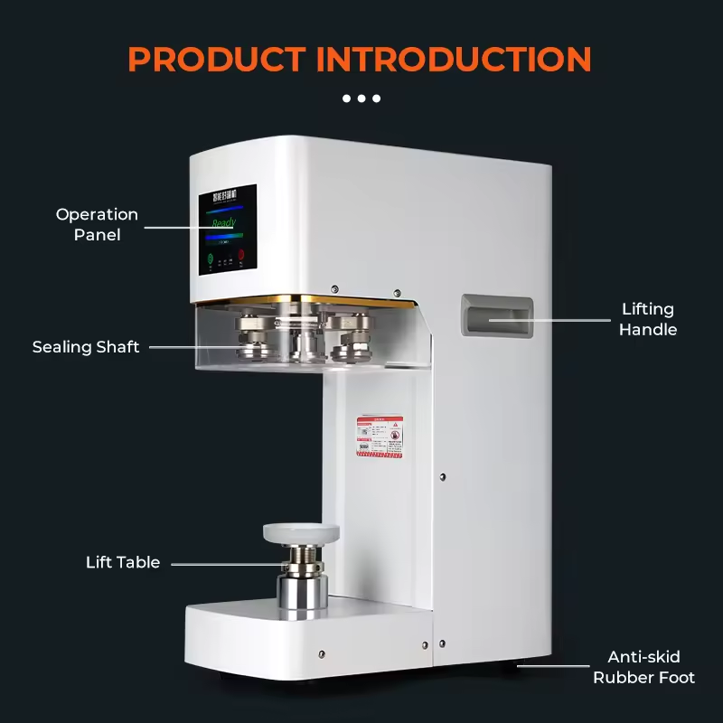 Nitrogen Vacuum Drink Packaging Vacuum Sealer Food Tray Packaging Cup Canning Sealing Machine