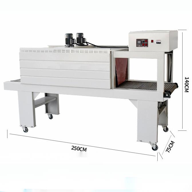 Automatic Mineral Water Sleeve Sealer Plastic PE/PVC Film Heat Tape Shrink Wrapping Machine For Pack Bottles/Boxes Machine