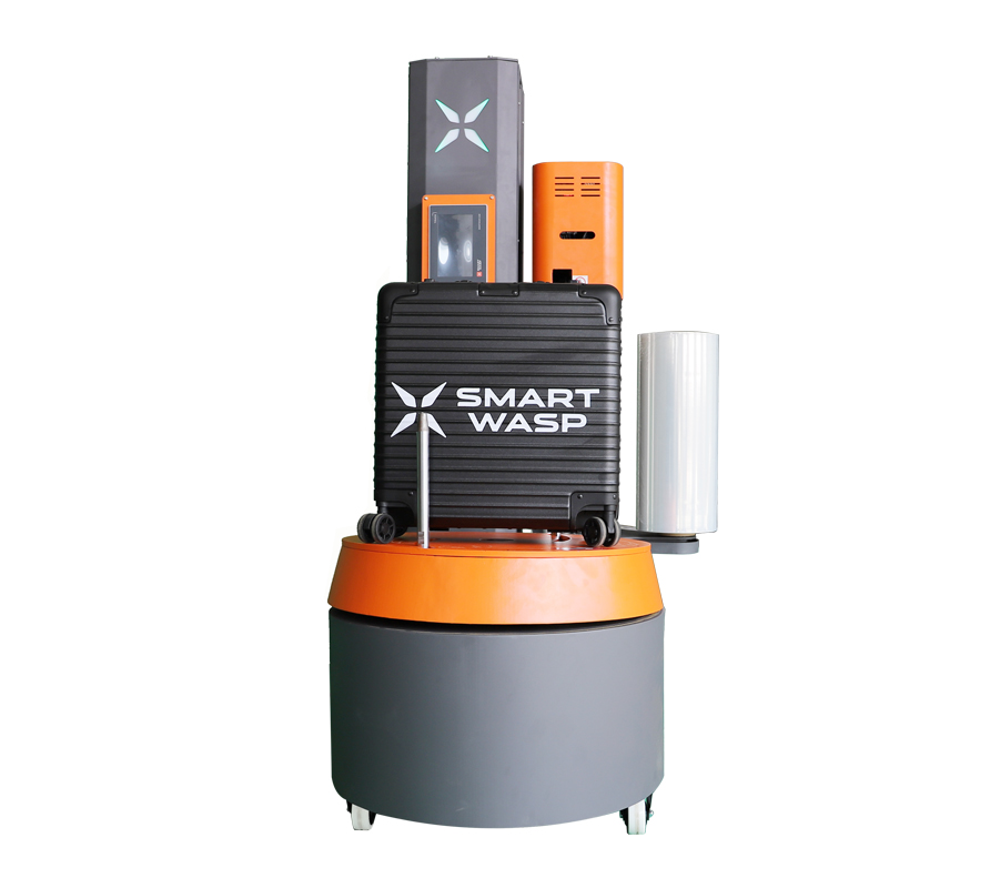 SMART WASP Hot Selling Airport Wrapping Machine Airport Luggage Wrapping Machine