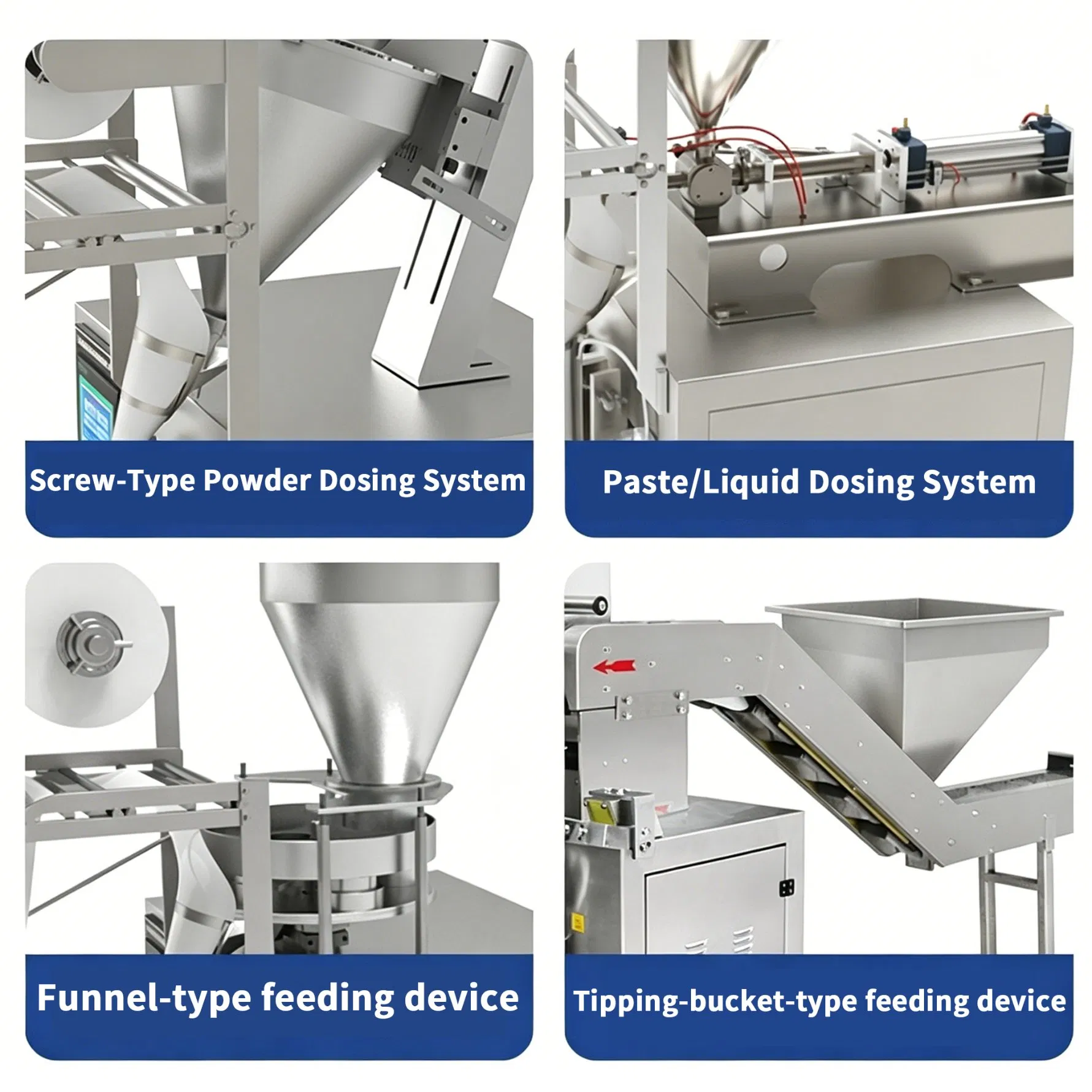 Powder Packaging Machine: Brown Sugar Powder / Nutritional Supplements / Protein Powder / Probiotic Powder / Vertical Packaging Machine