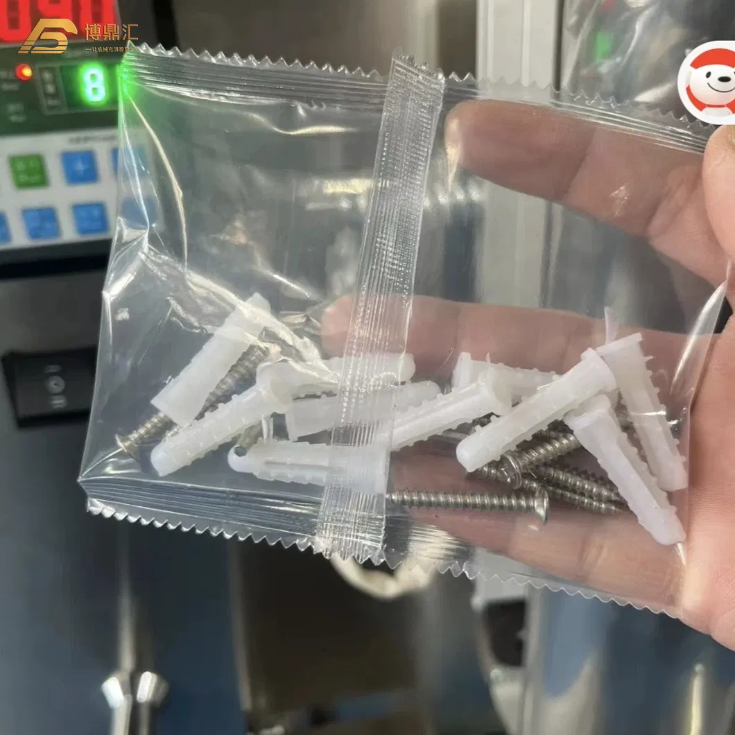 Vertical Counting Automatic Packing Machine with Vibration Bowl Counting Bagging Machine for Fastener Clip Nails Screws and Nuts