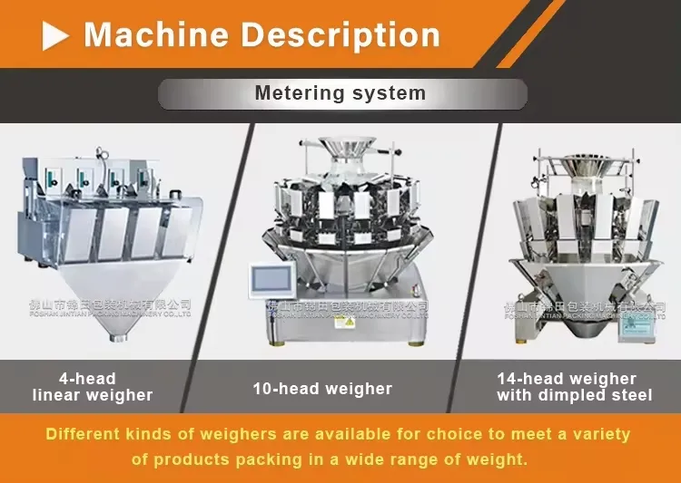 Automatic Vertical Sugar Salt Bagging Machine Snack Chips Bean Cereal Bag Packaging Machine