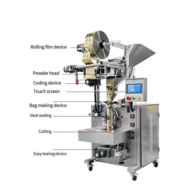 Full Automatic Vertical Small Powder Bag Food Coffee Powder Sugar Sachet Particles Stick Packing Machine for Small Business