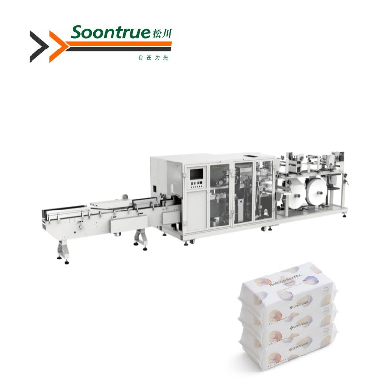 Automatic Soft Cotton Tissue Towel Bagging Packaging Machine Sanitary Napkins/Pads Packing Machine with High Resolution Servo