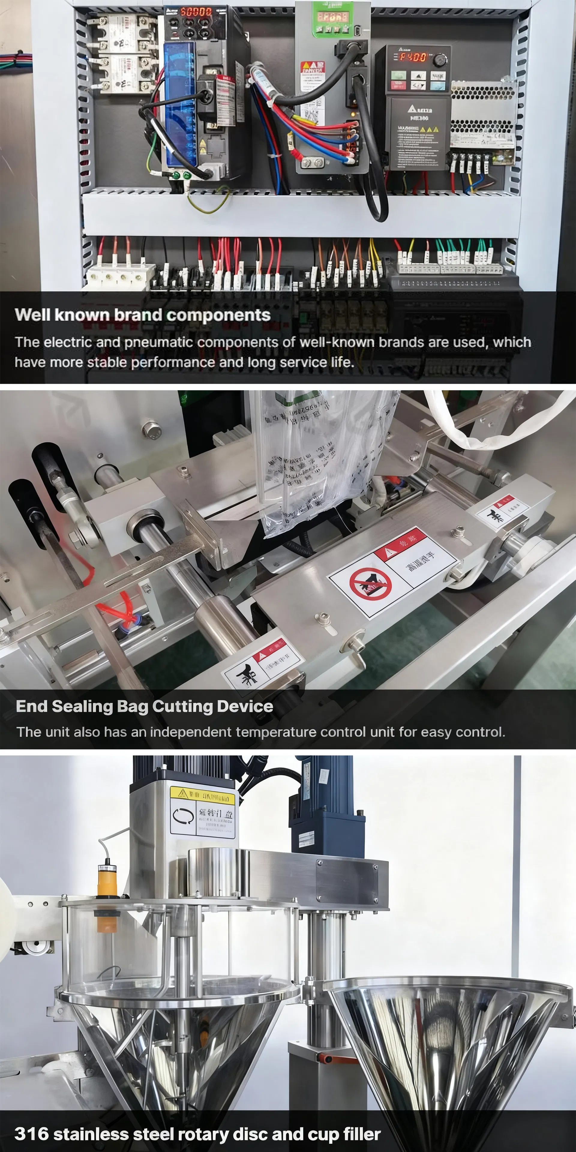 Automatic Packing Machinery Close up