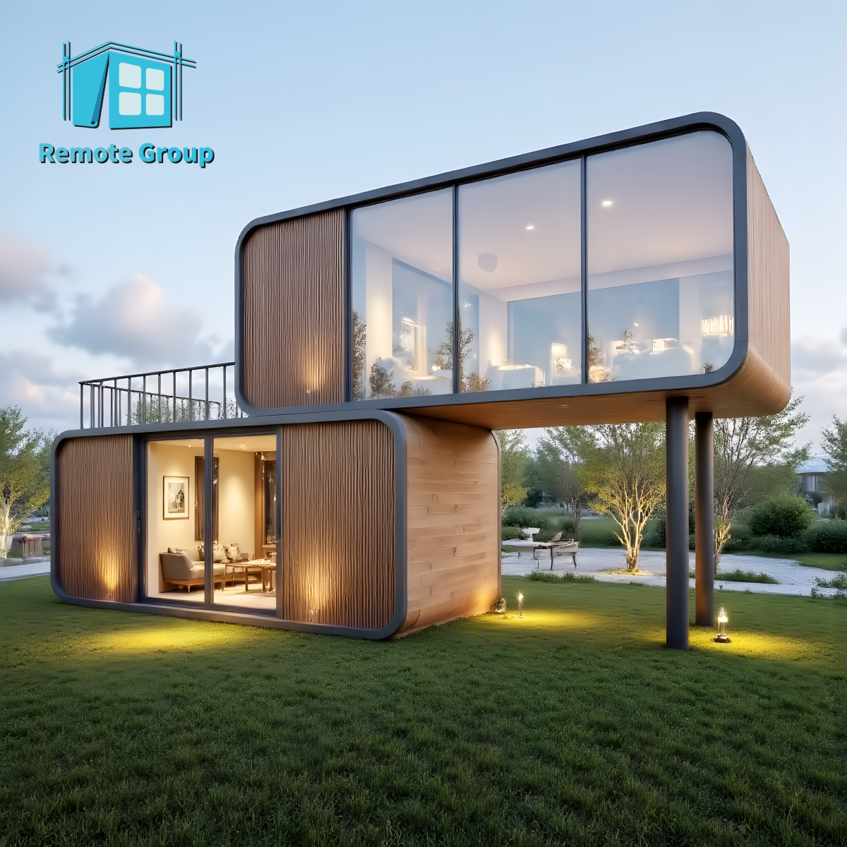 Manufactured Luxury Expandable Comfortable Container House apple Cabin Space Capsule House 2 Bedroom with Kitchen