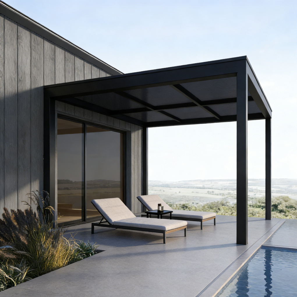 Modern Aluminum Alloy Sunroom For Villa &amp; Farmhouse Free Standing &amp; Attached Options Double Tempered Glass Customizable Size