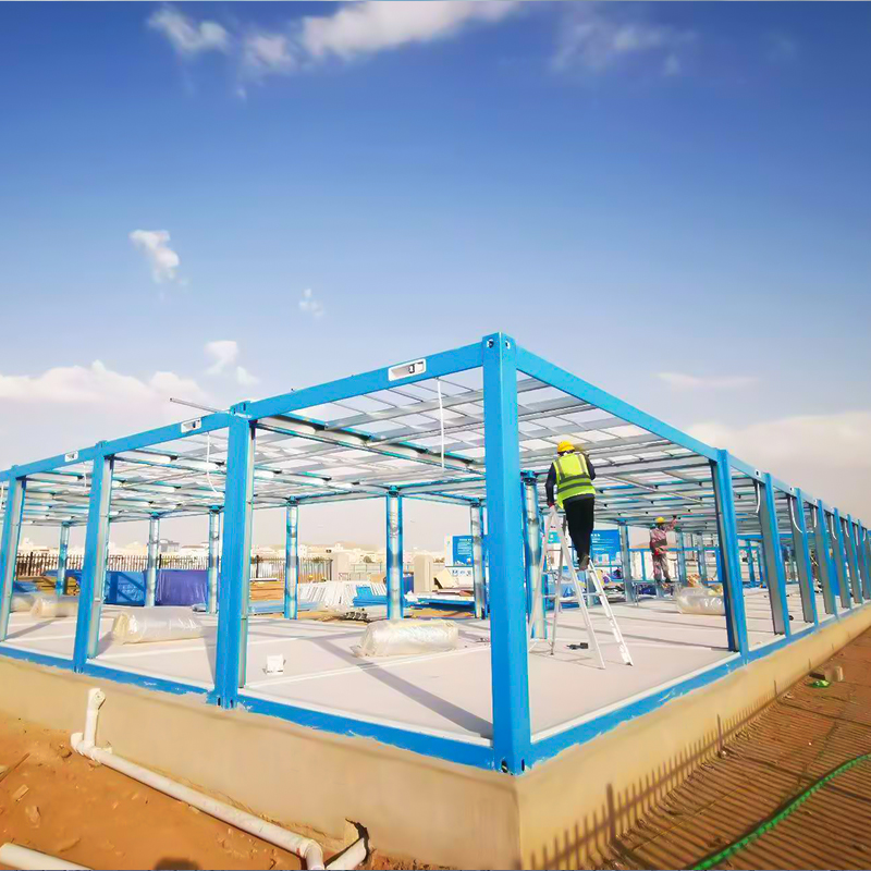 High Quality Prefabricated Sandwich Panel Z Type Container House for Workers Accommodation Office Use Quick Installation Durable