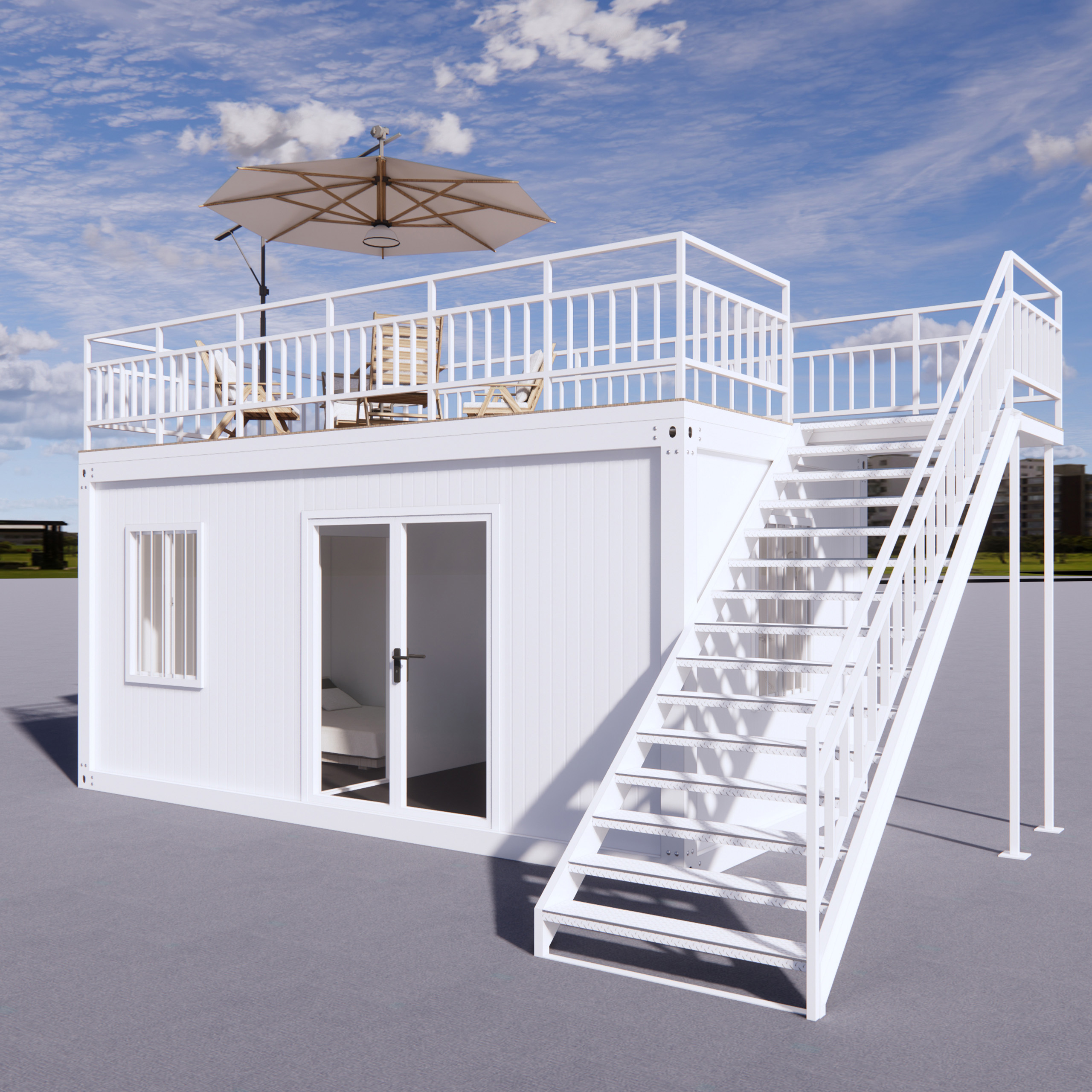 Fast Assembly Steel Structure Container House With Modern Design For Villa Hotel Large Camp Group Accommodation