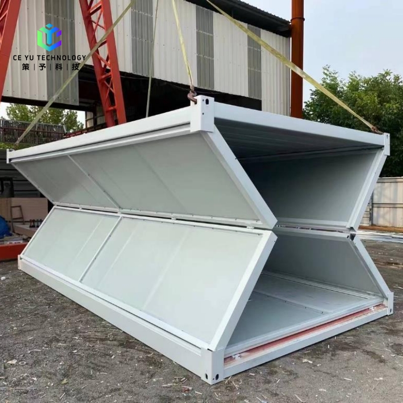 20ft Fast Assembly Foldable Modular Container House Temporary Dormitory for Mining Camp Worker Accommodation