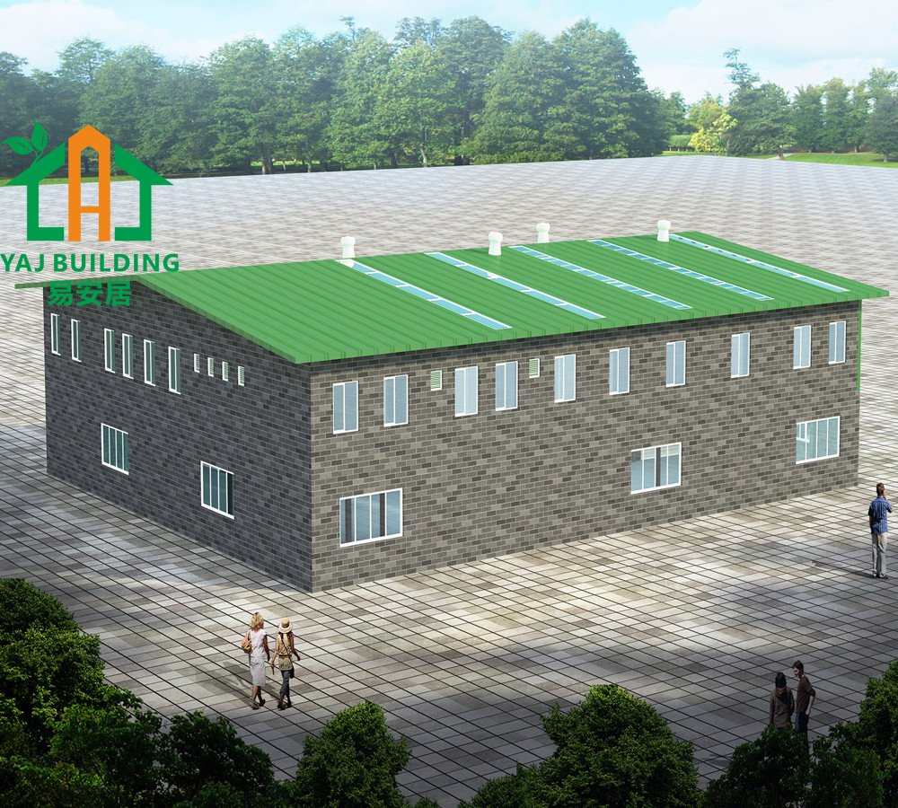 Prefabricated Commercial Warehouse Industrial Fabricated Workshop Prefab Office Farm Metal Shed Portal Frame Steel Structure Building