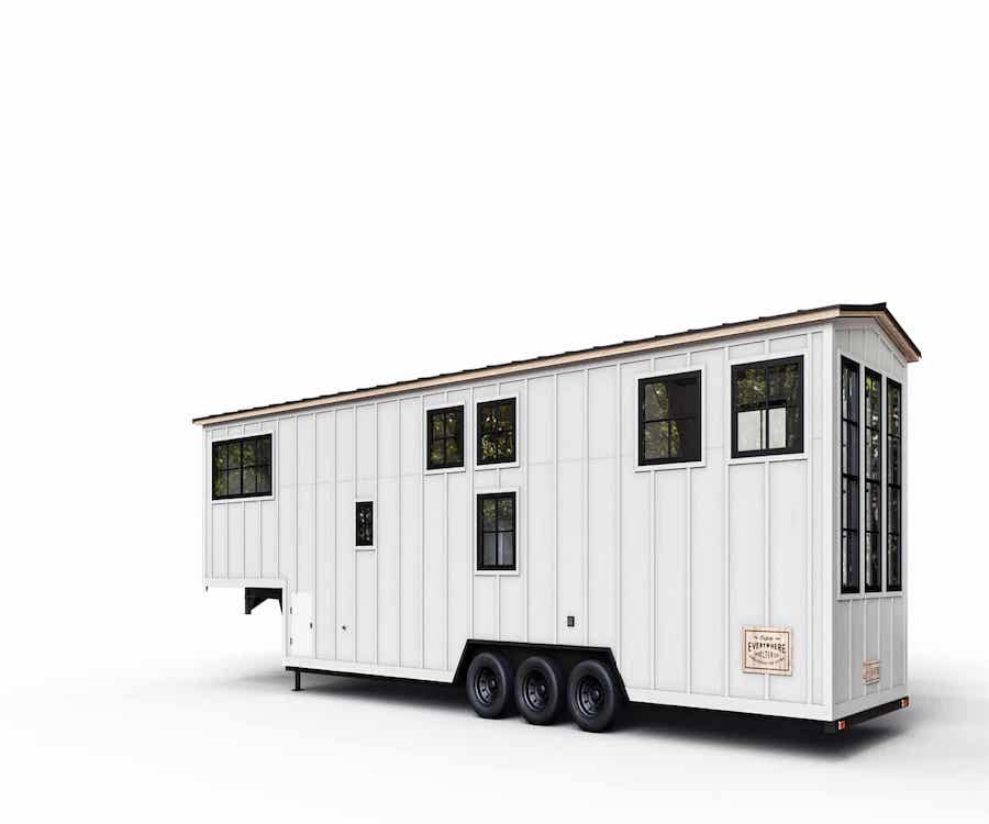 Best Tiny Homes Ready Ship Wheels Villa Bedroom Ready Light Steel Structure Modern Style Customizable Direct Warehouse