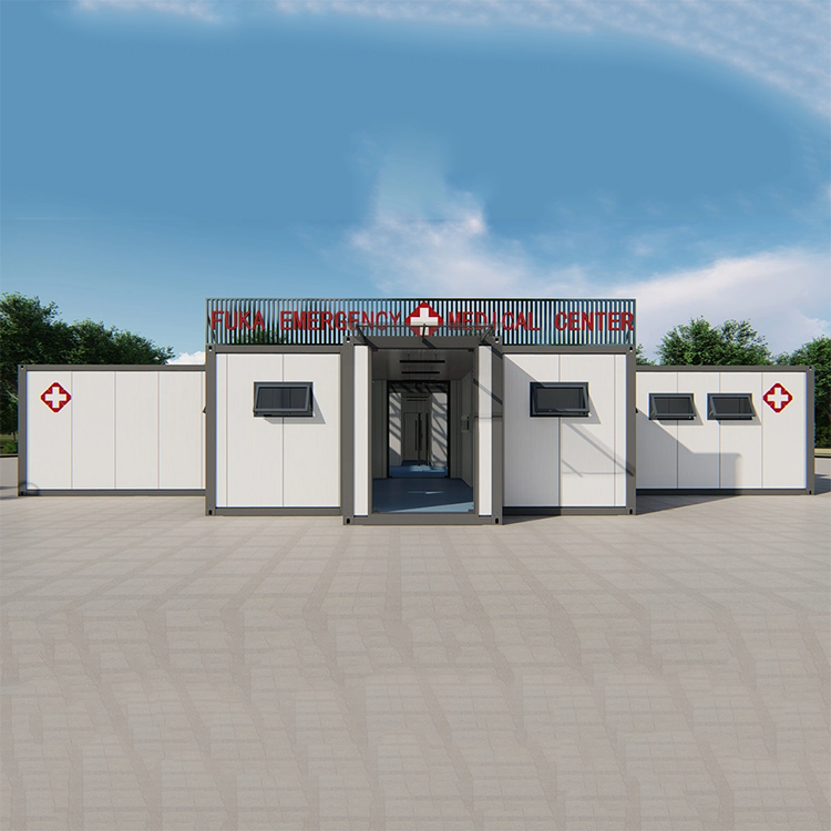 DXH Manufacturer Custom Prefab Container Medical Center Hospital House Prefabricated Homes for Emergency Event