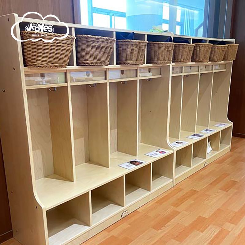 Childhood Ranch Series Kindergarten School Bag Cabinet Creche Furniture Preschool