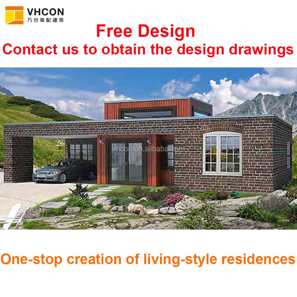 Residential Family Prefab Home Galvanized Steel Keel Customizable Panel Pre-engineered Rapid Assembly Modular Light Steel Villa