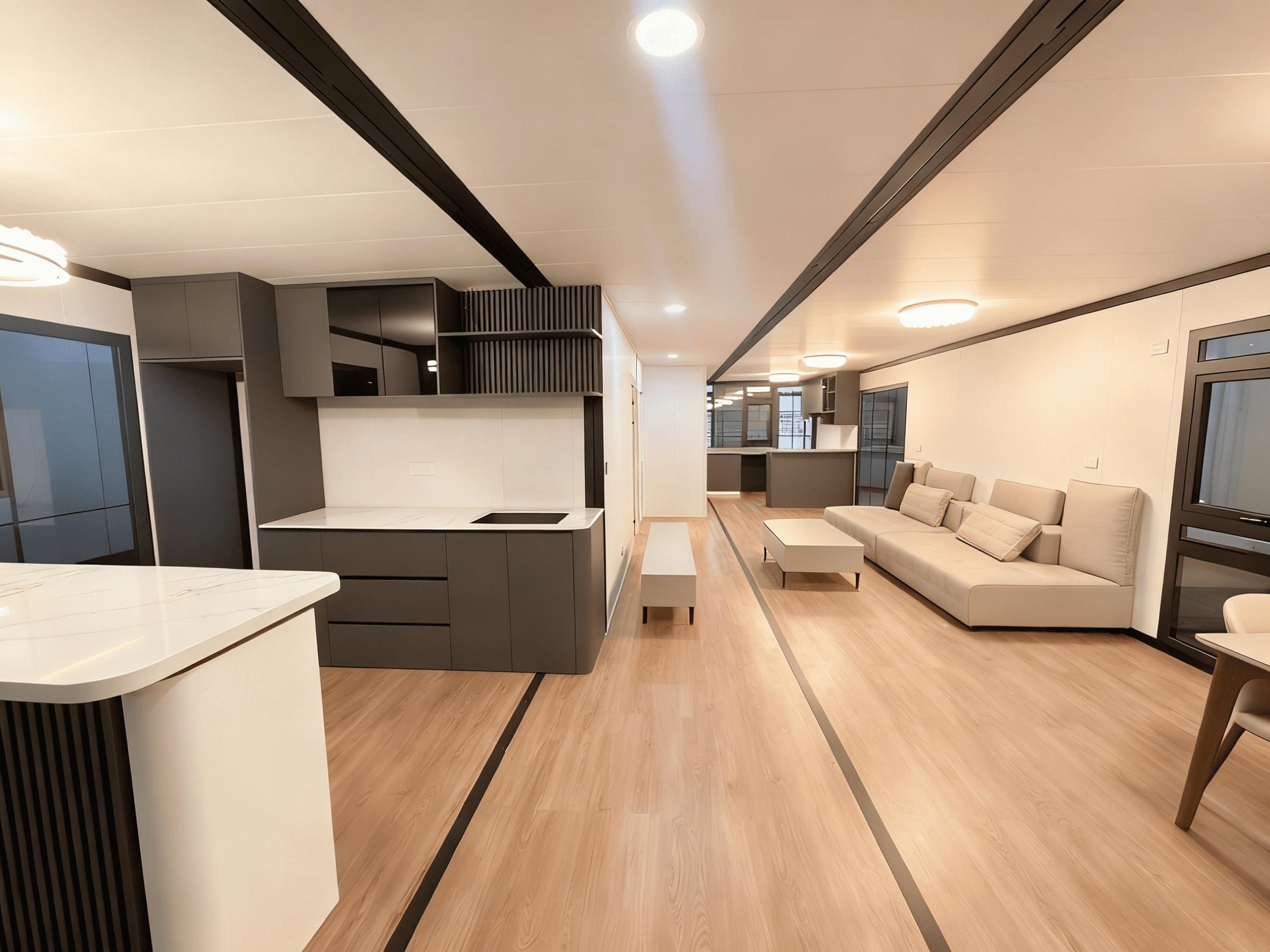 Low Price Prefab Portable Expandable Container House with Warmth Retention Color Customization Available