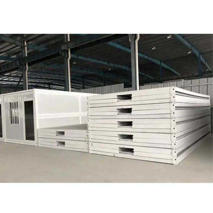 Light Steel Folding Expandable 20ft Portable Breathable Modern Prefab Container House Kitchen Office Worker Camp Accommodation 1