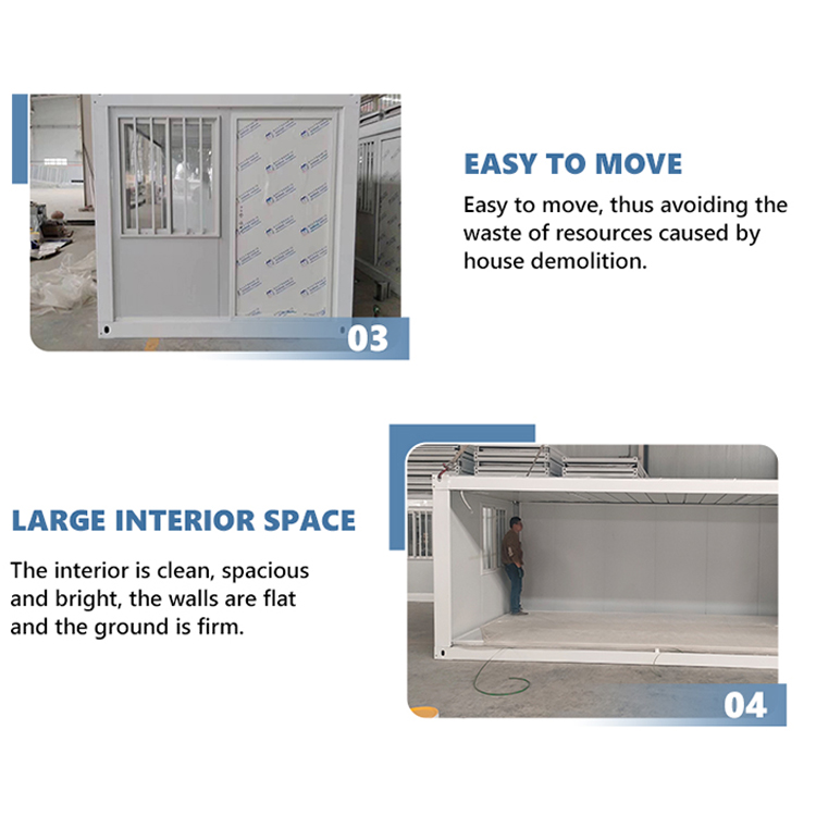 Folding Container House Quick Build Prefab Mobile Foldable Hotel Modern Design Home Office Tiny House Fully Inner Decoration