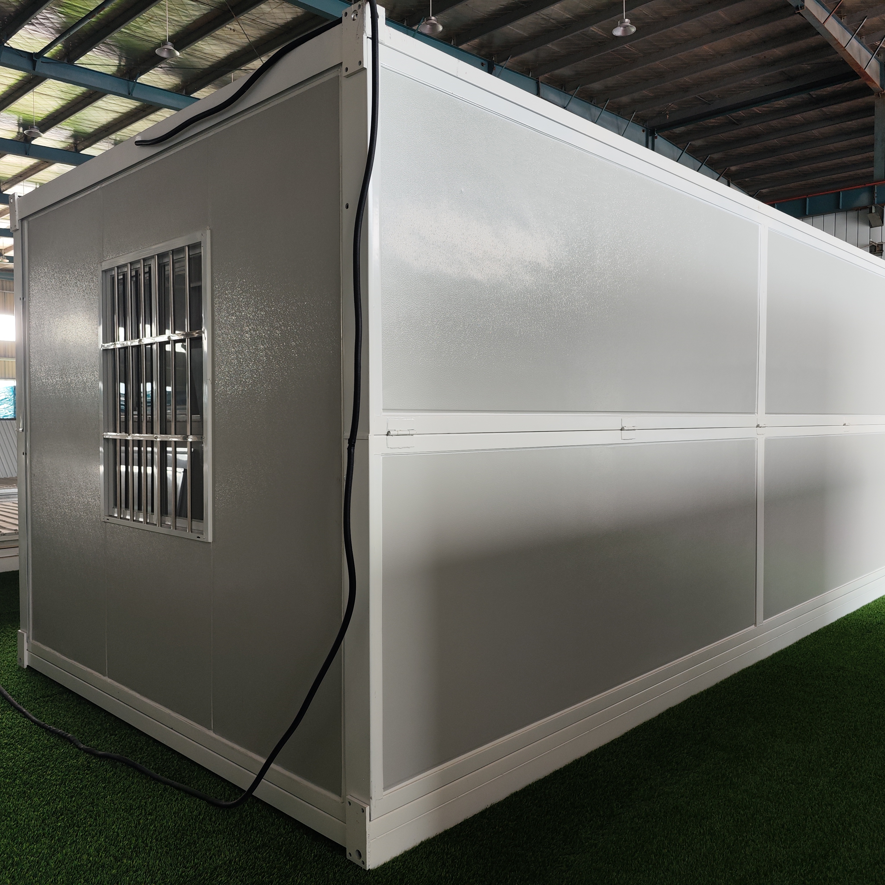 Quick Build Prefabricated Modular Folding Steel Container House with Fast Install for Worker Accommodation