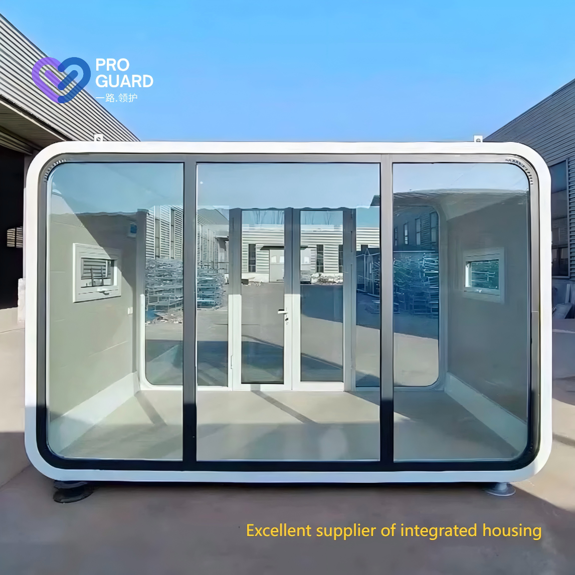 Apple Cabin 20ft 40ft Outdoor Modern Popular Prefab Tiny House Mobile Working House Office Pod Container House
