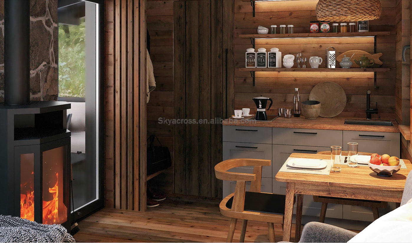 Luxury Small Smart One Room Tiny Houses Villa Modular Customizable Prefabricated Prefab Cabin Container House