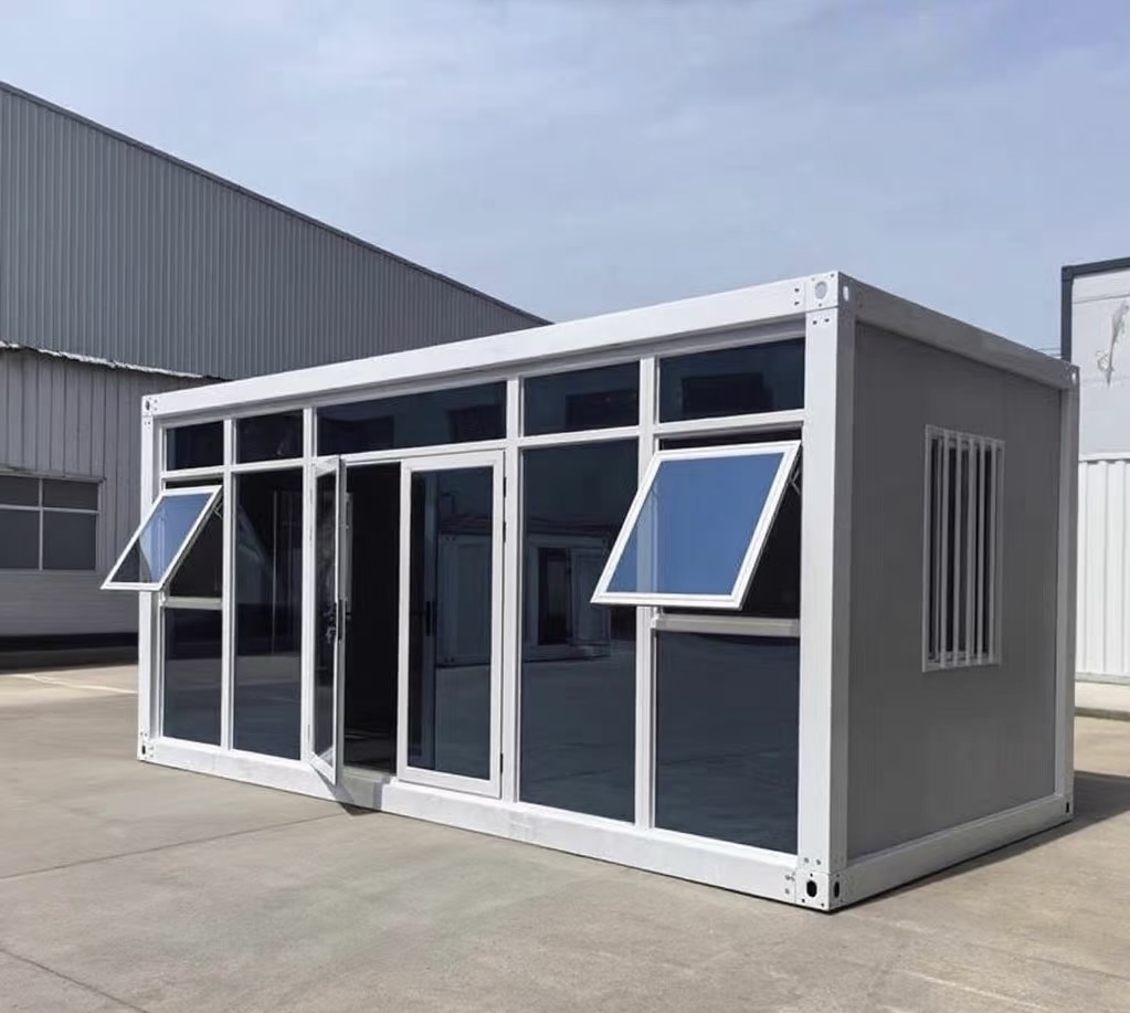 House Prefabricated Homes 20ft House Prefabricated Flat Pack Homes for Hotels Office Buildings Apartments Malls Outdoor Spaces