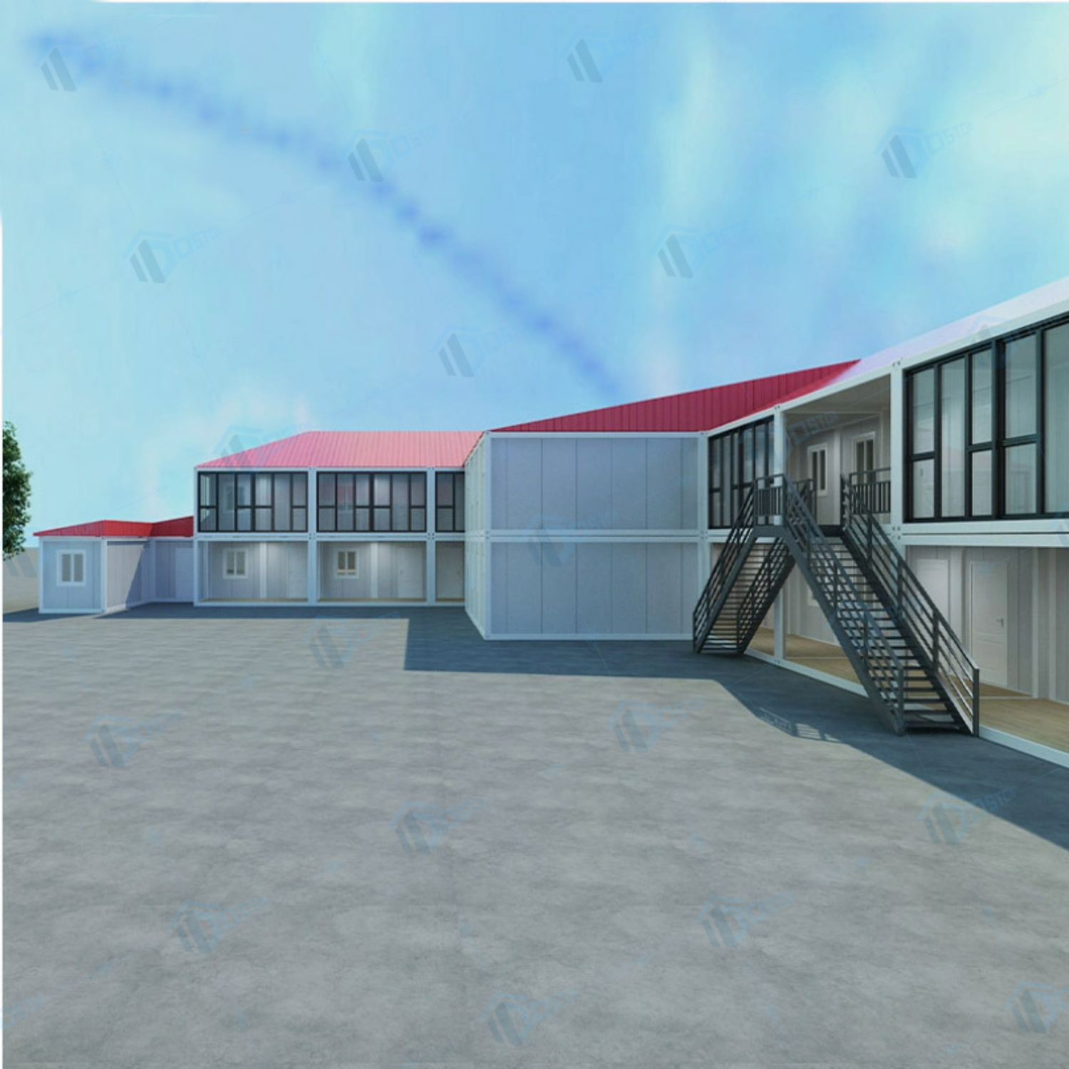 Temporary Classroom Construction Site
