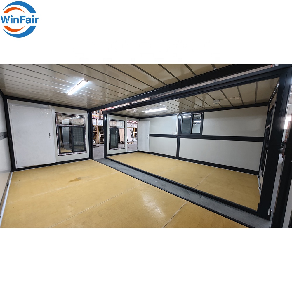 WinFair Best Price Workers Accommodation Mobile Modular Prefab Container House Homes Folding Prefabricated Granny Flat 20Ft