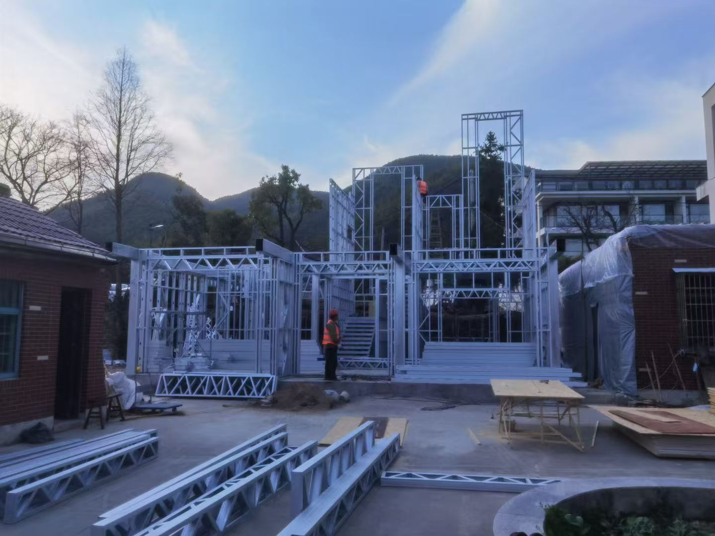 Design of Light Steel Structure Multi Story Modular Residential Buildings - Modern Luxury Villas and Prefabricated Residences