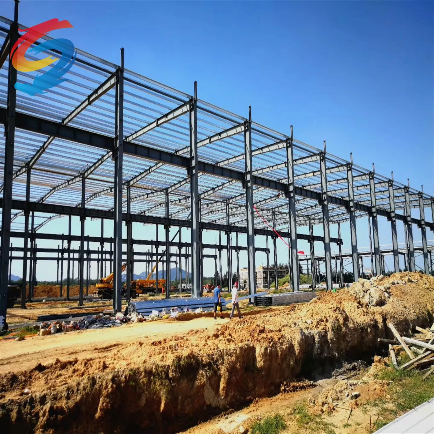 Prefab Steel Modern Comprehensive Office Building with Durable Steel Frame
