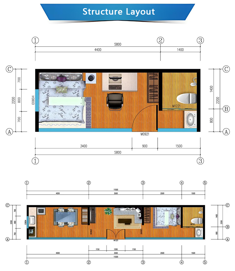Apple Cabin Internal View 2