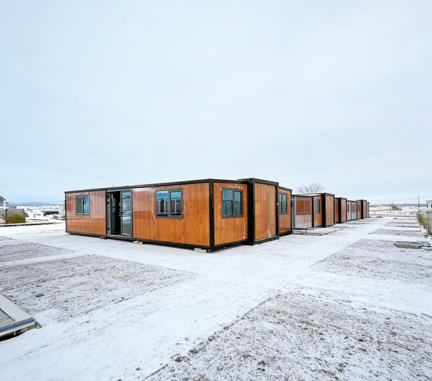 Foldable Expandable Container House Prefab for Worker Dormitory Sturdy