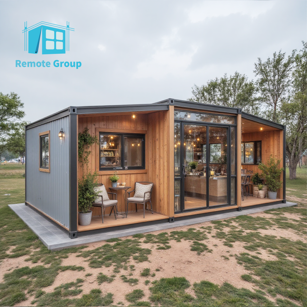 European Fully Furnished Prefab Houses Ready Move Office Building Hospital Workshop Courtyard Bathroom Sandwich Panel Container