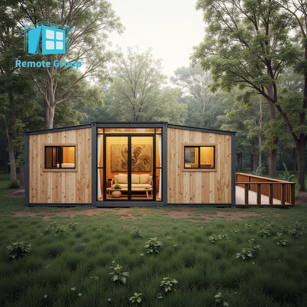 European Fully Furnished Prefab Houses Ready Move Office Building Hospital Workshop Courtyard Bathroom Sandwich Panel Container