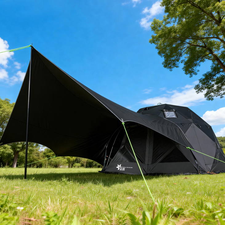 Luxury Modern Oxford Dome Cupola Extended Type 4m Summer Octagon Outdoor Glamping Tent Pop Spacious Family Use Waterproof One