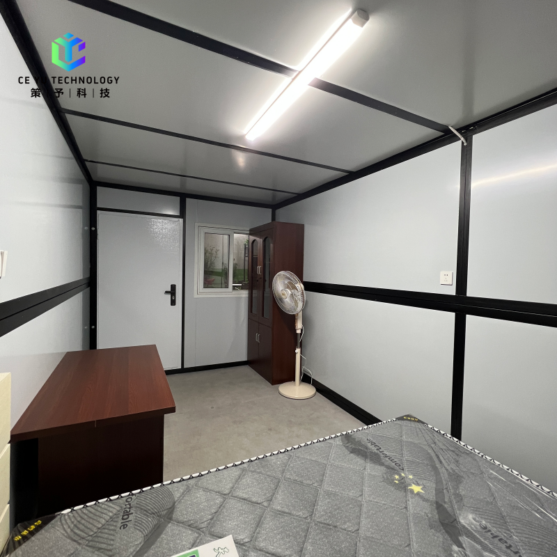 20ft Fast Assembly Foldable Modular Container House Temporary Dormitory for Mining Camp Worker Accommodation
