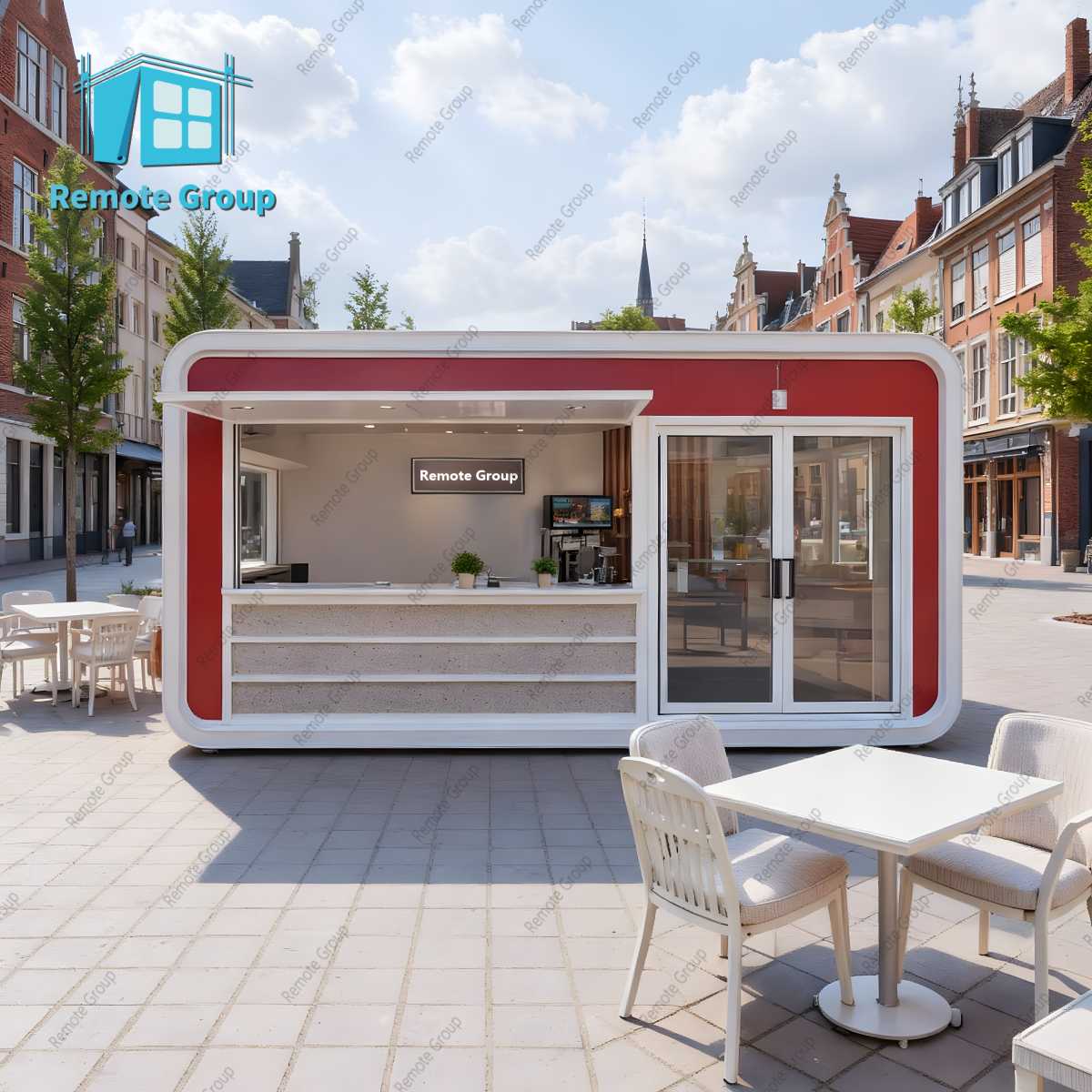 Manufactured Luxury Expandable Comfortable Container House apple Cabin Space Capsule House 2 Bedroom with Kitchen