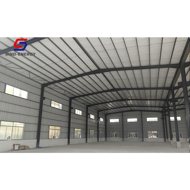 Modern A-Frame Prefab House Steel Structure for Poultry Farm Garage Shed Made Sandwich Panel for Outdoor Bathroom Hall Use