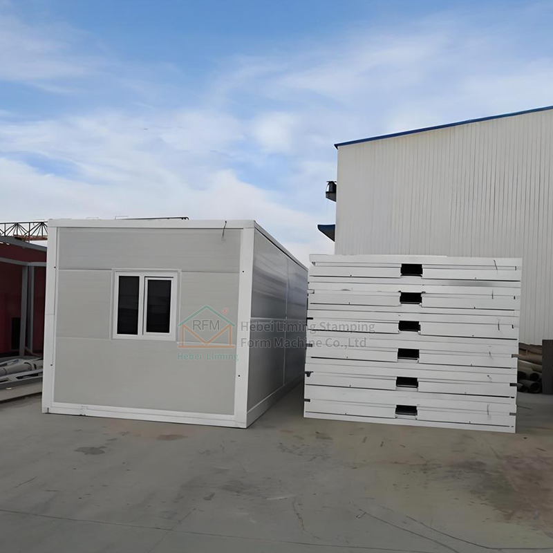 Low Cost 20ft Prefab Folding Mobile Hospital Home Collapsible Living Room Plan Foldable Portable Container House With Toilet