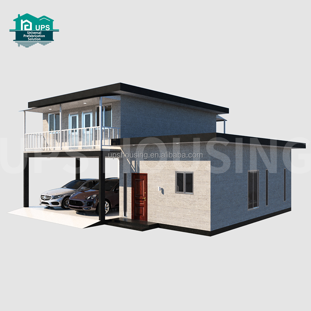Modern Design Factory Price Premade House Built-in Steel Structure Cement Panel Prefab House Building Prefab