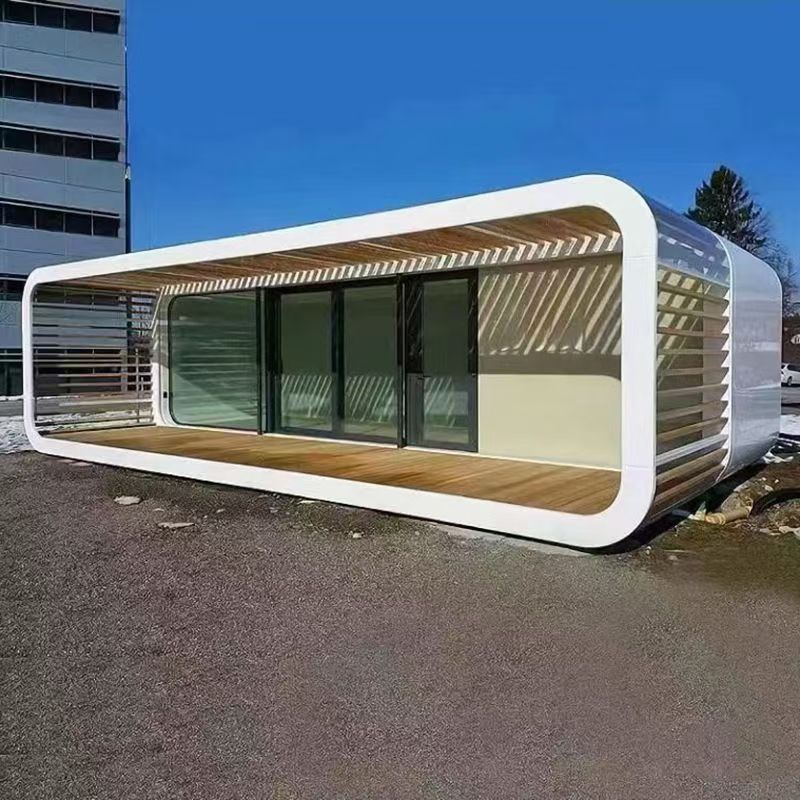Custom Luxury Modular 20ft 40ft Villa Prefabricated Steel Waterproof Green House Cabin Office Portable Home