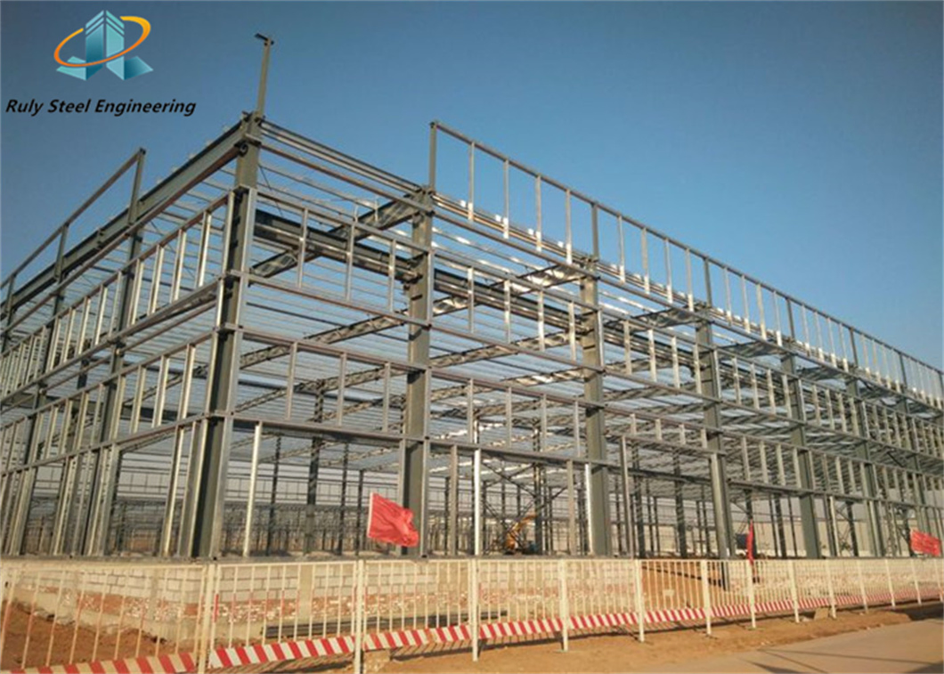Portal Frame Steel Structure Building Construction for Prefabricated Commercial Warehouse /Industrial Fabricated Workshop /Prefab Office/Farm Metal Shed