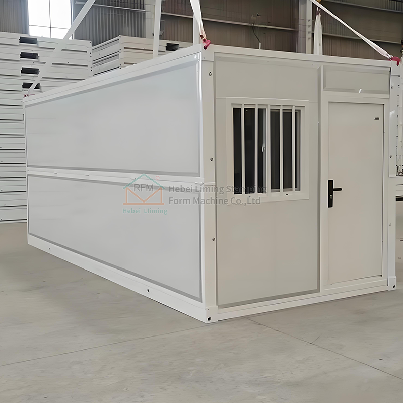 Low Cost 20ft Prefab Folding Mobile Hospital Home Collapsible Living Room Plan Foldable Portable Container House With Toilet