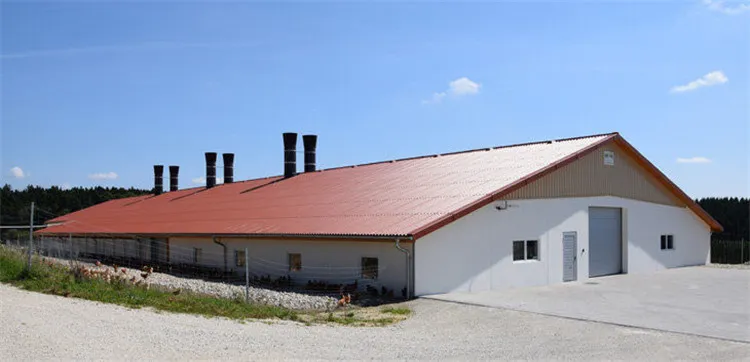 Prefabricated Light Steel Frame Construction Structure Modular Design Frame Chicken Poultry Farm House