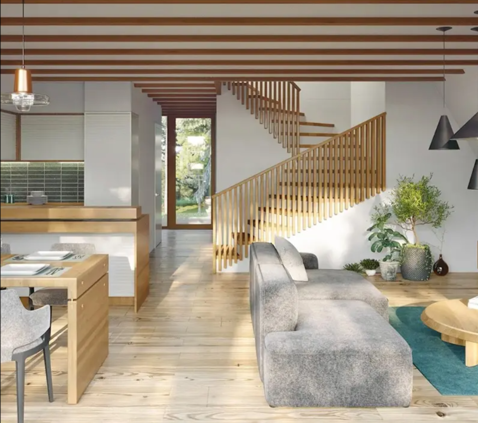 Modern A-Frame 3 Bedroom Prefab House Australia Market Specific Model with Outdoor Kitchen Included Steel Structure Buildings